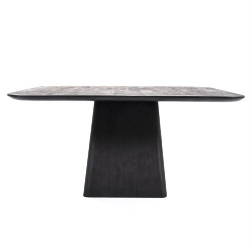 Vierkante Eettafel Aron Mangohout Zwart - 150cm - Afbeelding 10