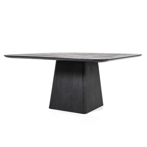 Vierkante Eettafel Aron Mangohout Zwart - 150cm - Afbeelding 9