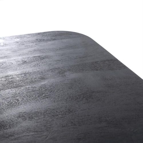 Vierkante Eettafel Aron Mangohout Zwart - 150cm - Afbeelding 12