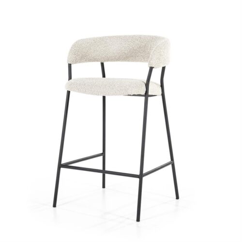 Barkruk Luka Bouclé - beige (zithoogte 68cm) - Afbeelding 13