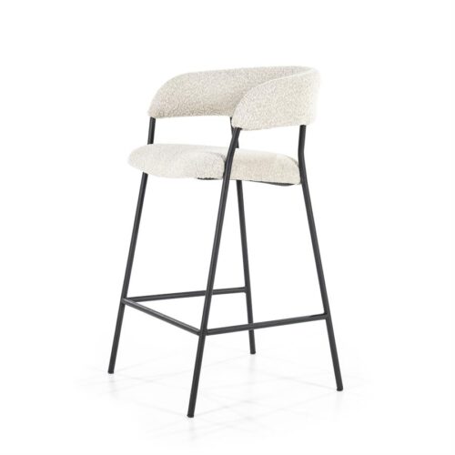 Barkruk Luka Bouclé - beige (zithoogte 68cm) - Afbeelding 14