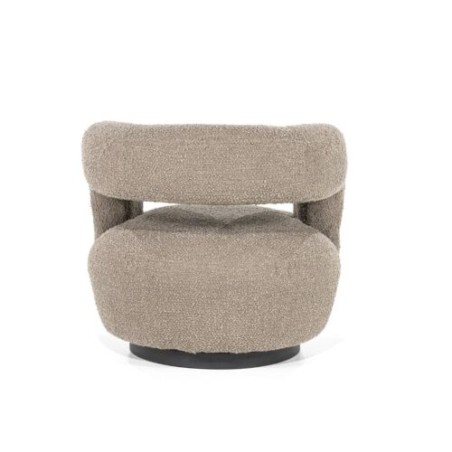Fauteuil Sharon Bouclé - Bruin - Afbeelding 13