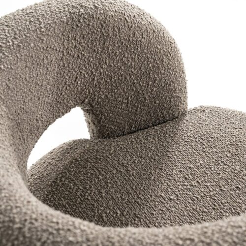 Fauteuil Sharon Bouclé - Bruin - Afbeelding 10
