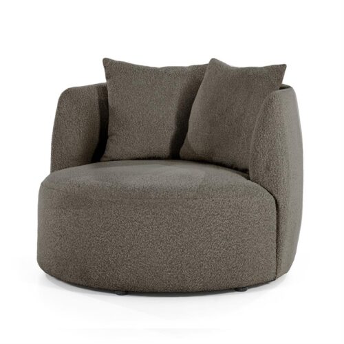 Fauteuil Louis Bouclé - Bruin - Afbeelding 3