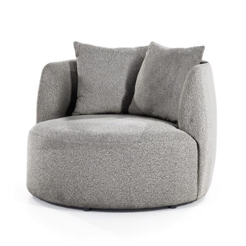 Fauteuil Louis Bouclé - Grijs (showroom model) - Afbeelding 3