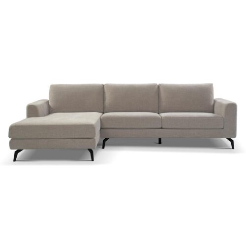 2,5-zits Lounge/Hoekbank Highlands - Grijs (Lounge Links)