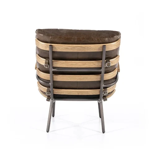 Fauteuil Bastiaan - Cognac java leder - Afbeelding 45