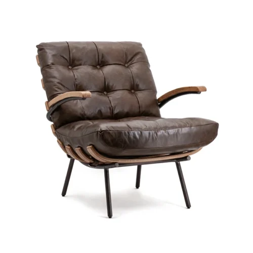 Fauteuil Bastiaan - Cognac java leder - Afbeelding 9
