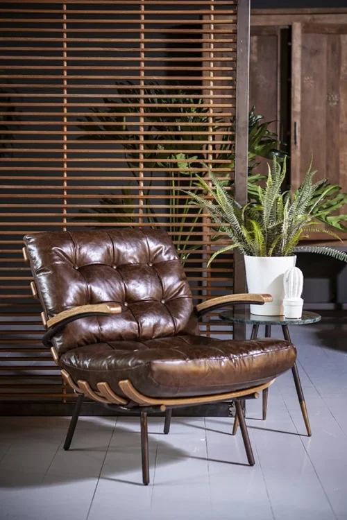 Fauteuil Bastiaan - Cognac java leder - Afbeelding 65