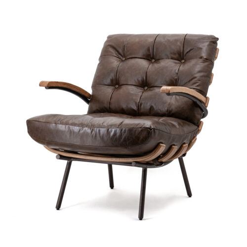 Fauteuil Bastiaan - Zwart java leder - Afbeelding 35