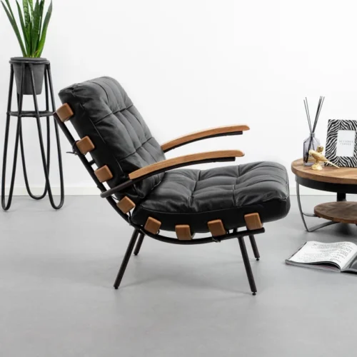 Fauteuil Bastiaan - Cognac java leder - Afbeelding 80
