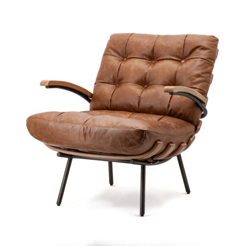 Fauteuil Bastiaan - Zwart java leder - Afbeelding 37