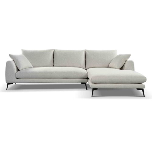 2,5-zits Loungebank Nottingham - Ivory (Lounge Rechts)
