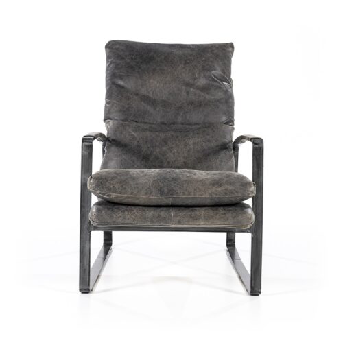 Fauteuil Lex - Antraciet vintage leer - Afbeelding 34