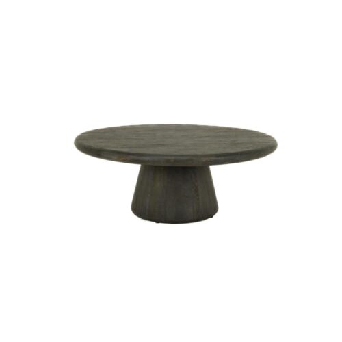 Ronde Salontafel Asti Mangohout 90cm kleur Olijfbruin