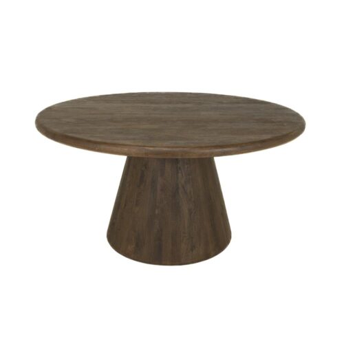 Ronde Eettafel Asti Mangohout kleur Olijfbruin