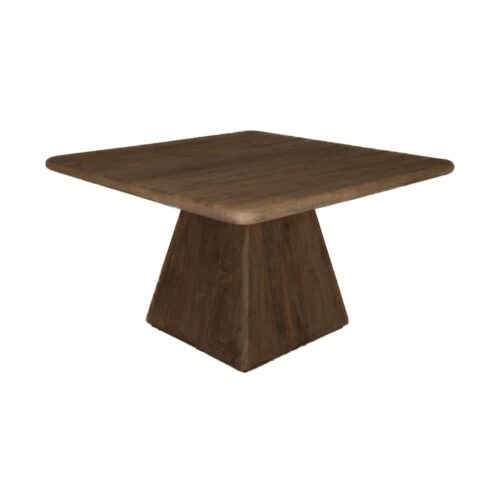 Vierkante Eettafel Asti Mangohout kleur Bruin