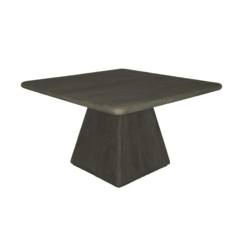 Vierkante Eettafel Asti Mangohout 150 x 150cm kleur Olijfbruin