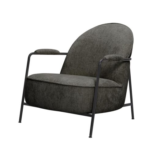 Fauteuil Amelia Chenille kleur Charcoal