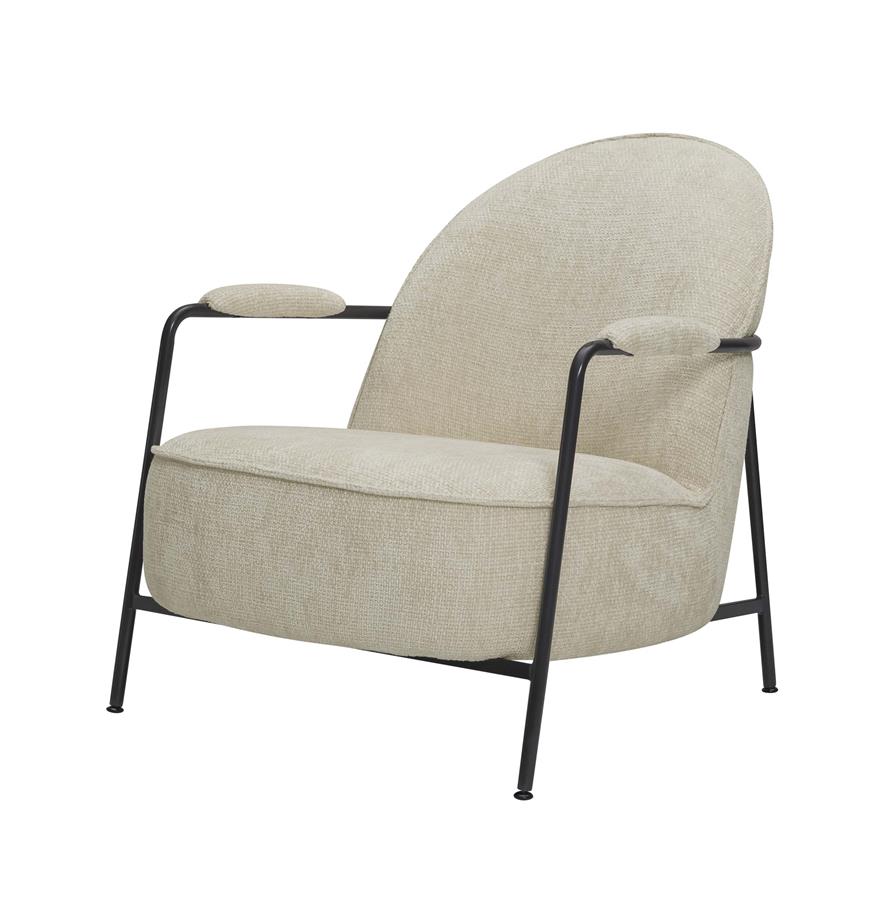 Fauteuil Amelia Chenille kleur Pearl