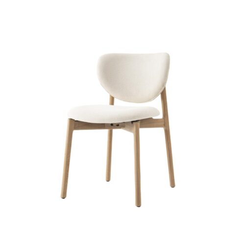 Eetkamerstoel Pimonte Bouclé - Ivory