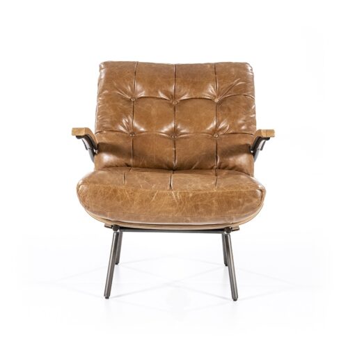 Fauteuil Bastiaan - Cognac java leder - Afbeelding 37
