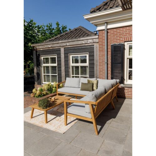 Hoek Loungeset Lucca Teakhout - Afbeelding 3