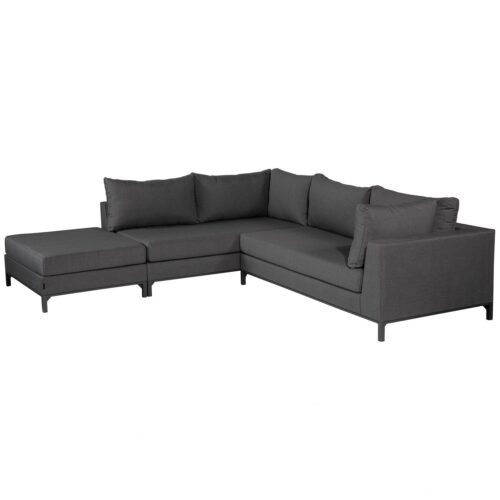 sicilie loungeset tuin links stone grey