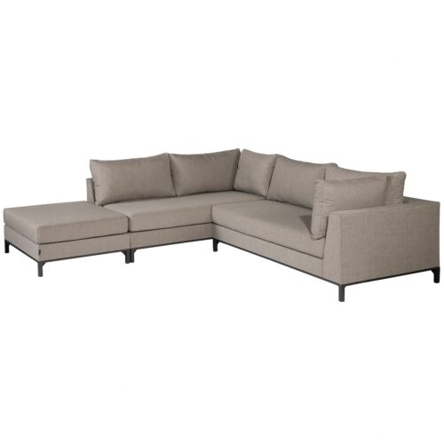 Loungebank Sicilië - Taupe (Links)