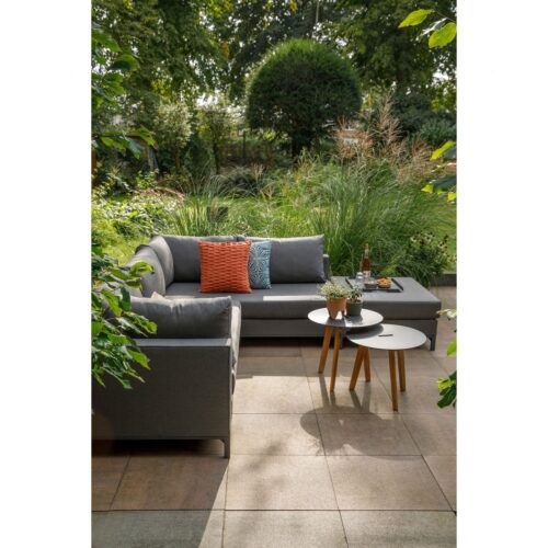 sicilie loungeset tuin rechts stone grey - Afbeelding 2
