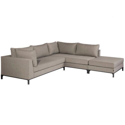 Loungebank Sicilië - Taupe (Rechts)