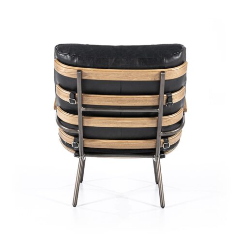 Fauteuil Bastiaan - Zwart java leder - Afbeelding 27