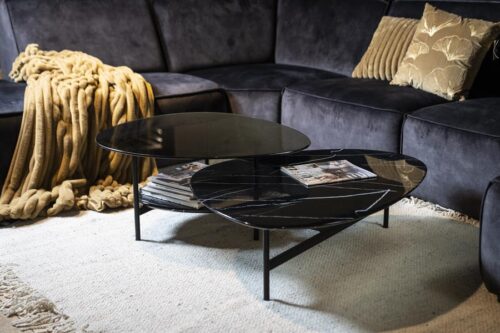 Salontafel Dylan Marmer - Zwart (showroom model) - Afbeelding 12