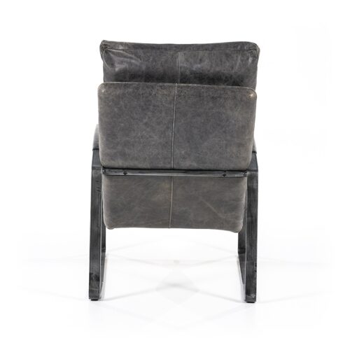 Fauteuil Lex - Antraciet vintage leer - Afbeelding 35