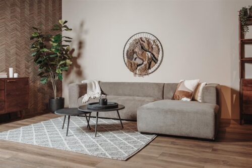 2,5- zits Lounge/Hoekbank Glasgow - Taupe (Lounge Links) - Afbeelding 2
