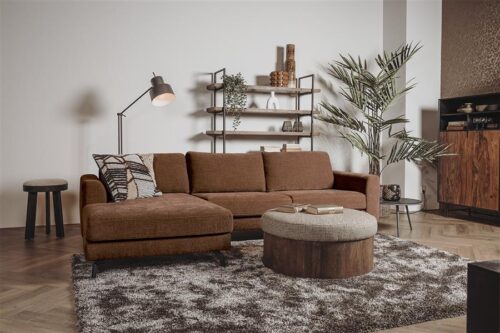 2,5-zits Lounge/Hoekbank Highlands - Koper (Lounge Links) - Afbeelding 2