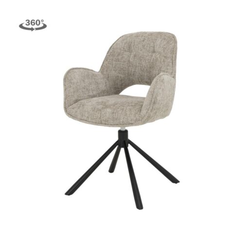Draaibare Eetkamerstoel Isola - Beige
