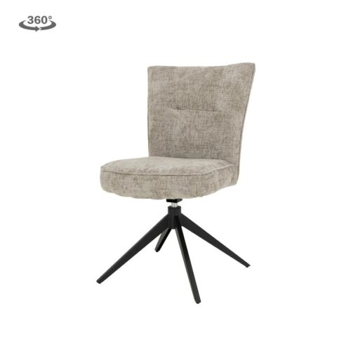 Draaibare Eetkamerstoel Bardi - Beige