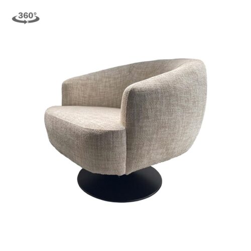 Draaibare Fauteuil Barga - Off White