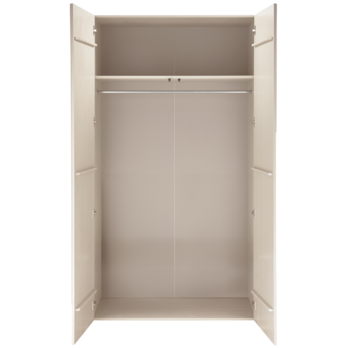 Kledingkast Rain 2-deurs, kleur Dust - Afbeelding 4