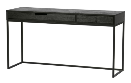 Sidetable Silas Grenen, 140cm, kleur Zwart