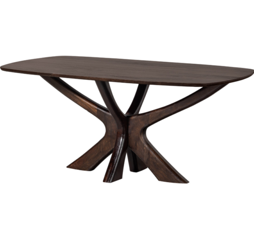Deens Ovale Eettafel Bridge Mangohout - 220 cm