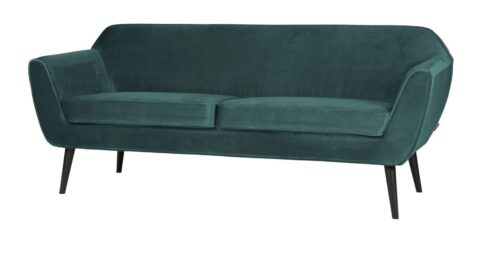 Rocco sofa 187 cm fluweel teal