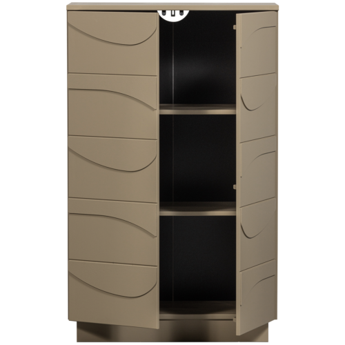 Opbergkast Teo 116 x 72cm, kleur Mud - Afbeelding 5