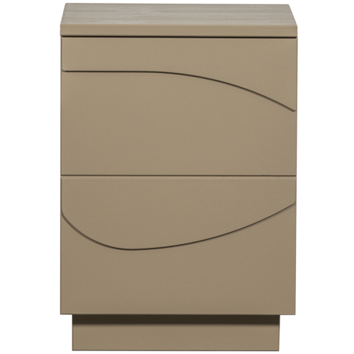 Nachtkastje Teo Grenenhout, kleur Mud - Afbeelding 5