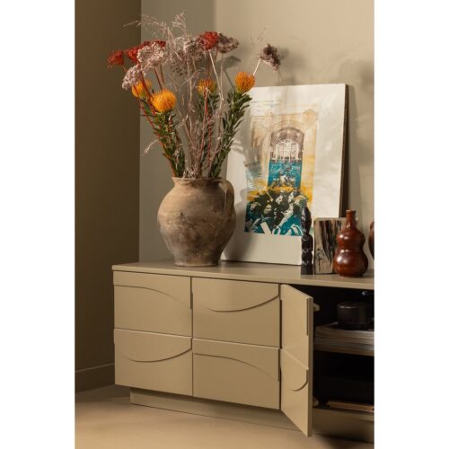 TV-meubel Teo Grenenhout 180cm - Mud - Afbeelding 3
