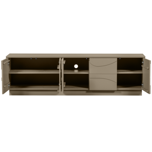 TV-meubel Teo Grenenhout 180cm - Mud - Afbeelding 5