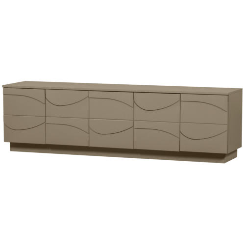 TV-meubel Teo Grenenhout 180cm - Mud