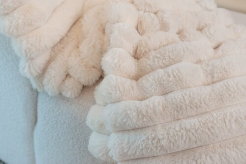 Plaid Amin Furry kleur Wit - Afbeelding 3
