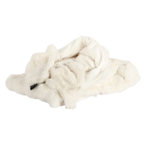 Plaid Nassim Furry kleur Wit